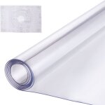 Protection de table carree en pvc, 54 x 54 pouces, epaisseur de 2, 0 mm, transparent, impermeable, facile ... Protection de table carree en pvc, 54 x 54 pouces, epaisseur de 2, 0 mm, transparent, impermeable, facile ...