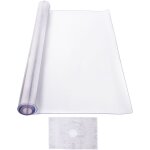 Protection de table en plastique, 61 x 122 cm, 2, 0 mm d'�paisseur, protection de table en pvc transparent, ...
