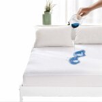 Protège - matelas - dimensions 180x200cm - surmatelas imperméable - protège - matelas - anti - allergique ... Protège - matelas - dimensions 180x200cm - surmatelas imperméable - protège - matelas - anti - allergique ...