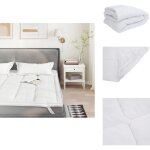 Vidaxl - prot�ge - matelas blanc 140x200 cm - prot�ge - matelas - housse de matelas - drap de lit - drap ...