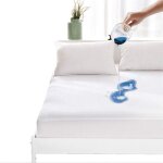 Protège - matelas - tailles 90x200cm - surmatelas imperméable - protège - matelas - anti - allergique ... Protège - matelas - tailles 90x200cm - surmatelas imperméable - protège - matelas - anti - allergique ...