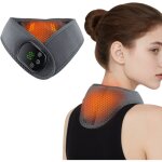 Protge - nuque chauffant lectrique, masseur vibrant, chauffant et rsistant au froid, compresse chaude, ...