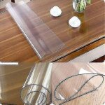 Prot�ge table pvc nappe / protecteur de table transparent sur mesure (dispo en (160x90 cm)