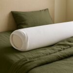 Prot�ge traversin imperm�able molleton 240grs / m2 blanc 120 cm