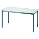 Provost - table de r�union grise avec plateau m�lamin�