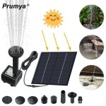 Prumya pompe � eau solaire, fontaine solaire aucun plantes batterie ou electricit� pour bassin / piscine ...