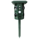 Un puissant rpulsif  ultrasons solaire qui, grce  sa frquence rglable, repousse les chats, rongeurs, ...