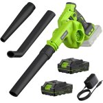 Pulituo ? s�che - cheveux sans fil 20 v 2 ah ? comprend 2 batteries ? moteur sans balais ? d�bit d'air ...