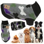 Pull pour chiens et chats pour l'hiver, vtement chaud, col roul, longueur cheville, bandes lastiques, ...