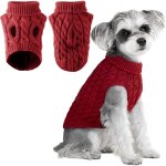 Pull pour chien � tricoter, pull - overs pour pull, pull chaud pull tricots outwear, v�tements d'hiver ...
