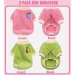 Pull pour chiot - convient aux petits chiens, facile � enfiler et � retirer, chaud en hiver (taille xl) ...