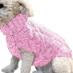 Pull en laine tricot pour chien, manteau chaud et doux, parfait pour l'hiver, disponible en plusieurs ...