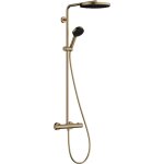 Pulsify s puro colonne de douche 260 1jet avec mitigeur thermostatique ecostat fine et douchette 3jet ...