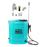 Intec - pulvérisateur électrique à dos 16l - 5 bar lance extensible 3 buses grande autonomie Intec - pulvérisateur électrique à dos 16l - 5 bar lance extensible 3 buses grande autonomie