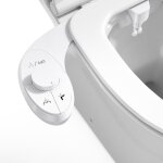Pulvrisateur bidet non lectrique , bouton poussoir rglable toilette japonaise pour eau froid de toilette ...