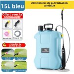 Pulv�risateur �lectrique - 15l pulverisateur a dos, pulverisateur lance telescopique, 3 t�tes de pulv�risation ...