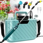 Snq - pulverisateur electrique 5v / 2400mah, pulverisateur de jardin 5l, pulverisateur toiture avec rétractabl ... Snq - pulverisateur electrique 5v / 2400mah, pulverisateur de jardin 5l, pulverisateur toiture avec rétractabl ...
