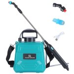 Pulv�risateur �lectrique � dos 5l rechargeable 3. 7v avec batterie 1800mah et buse r�glable, pulv�risateur ...