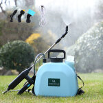 Pulv�risateur de jardin � batterie de 2 gallons, pulv�risateur �lectrique � dos avec 3 buses de brumisation ...