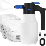 Aiperq - pulvérisateur de mousse électrique 1, 5 l, alimenté par batterie, pour lavage de voiture, avec ... Aiperq - pulvérisateur de mousse électrique 1, 5 l, alimenté par batterie, pour lavage de voiture, avec ...