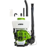 Pulv�risateur thermique atomiseur 14l - 2t 43 cc - pulv�risateur poudres & liquides port�e 12m - jardinage, ...
