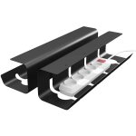 [jamais utilis�] pupitre de gestion des c�bles - lot de 2 pupitres de gestion des c�bles en acier inoxydable ...