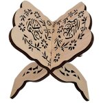 Pupitre pliable en bois ? support coran / bible, 14, 5 x 11, 5 cm