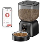 Puppy kitty pro distributeur croquettes chat automatique, bols en acier inoxydable, connect� app, vocal ...