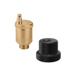 Purgeur d'air automatique, avec isolation caleffi 502067 laiton