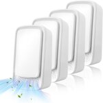 Purificateur d'air ionique � brancher (4 unit�s), ioniseur d'air domestique, purificateur d'air sans ...