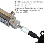 Purificateur d'eau � ultraviolets 220 v 12 w en acier inoxydable - st�rilisateur pour aquarium - eau ...