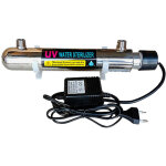 Purificateur d'eau ultraviolette en acier inoxydable, 220 v, 12w, st�rilisateur, aquarium, boisson directe, ...