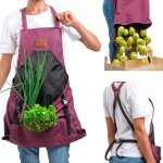 Purple) harvest apron, canvas fruit picking bag - tablier de récolte ajustable et de grande capacité ... Purple) harvest apron, canvas fruit picking bag - tablier de récolte ajustable et de grande capacité ...