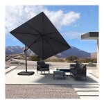 Purple leaf parasol dport en aluminium 2, 5  3, 5 m rectangulaire, parasol de jardin extrieur inclinable ...