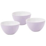 Qdesign 125 mm saladier jeu de 3 mlamin lavande 190 - 048 y006843