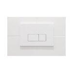 Qeramiq - push plaque de dclenchement dualflush pour bti - support geberit up320 abs rectangulaire ...