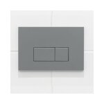 Push plaque de commande - pour rservoir encastr geberit up320 - double chasse - boutons rectangulaires ...