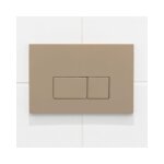 Qeramiq push plaque de commande - pour rservoir encastr geberit up320 - double chasse - boutons rectangulair ...
