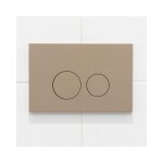 Qeramiq push plaque de commande - pour réservoir encastré geberit up320 - double chasse - boutons ronds ... Qeramiq push plaque de commande - pour réservoir encastré geberit up320 - double chasse - boutons ronds ...