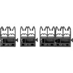 Hellermanntyton - qgdhc5. 2 - 8. 0m - pa66w - bk embase de fixation serre - c�ble 151 - 04088 plage de ...
