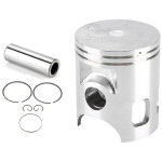 Qiilu kit de piston de moteur, kit d'assemblage de joint de goupille de segment de piston de moto en ...