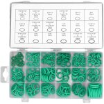 Qiyao - lot de 270 joints toriques en caoutchouc vert de 18 tailles, kit d'assortiment de crochets et ...