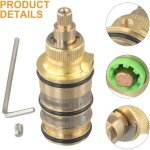 Qiyao - vanne de contrle de temprature de cartouche thermostatique, cartouche thermostatique mitigeur ...