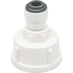 Qrity 1 pi�ces raccord tuyau eau frigo, connecteur rapide 1 / 4  converti en femelle 3 / 4?, double joint, ...