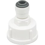 Qrity 1 pi�ces raccord tuyau eau frigo, connecteur rapide 1 / 4  converti en femelle 3 / 4?, double joint, ...