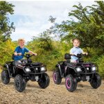 Quad �lectrique pour enfants 24v voiture tout - terrain avec 2 places 4 roues 4 moteur d�marrage progressif ...