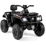 Quad �lectrique pour enfants, 24v voiture tout - terrain avec 2 places, 4 roues, 4 moteurs, d�marrage ...