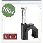 Quadrios - 24ca432 cavalier 24ca432 plage de � du faisceau 5 � 8 mm noir 100 pc(s) y859743