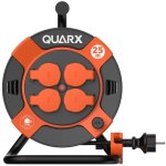 Quarx enrouleur électrique chantier h07rn - f 3g2, 5mm2, 25 mètres Quarx enrouleur électrique chantier h07rn - f 3g2, 5mm2, 25 mètres