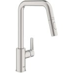 Quickfix start - mitigeur d'vier avec douchette extractible, supersteel 30631dc0 - grohe